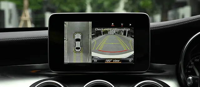 Reversing camera and parking assistant Reversing camera and parking assistant